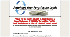 Desktop Screenshot of massiveforeclosureleads.com